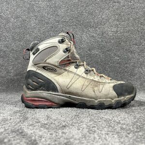 Oboz Wind River III B-Dry Mens Sz 8.5 Brown Leather Waterproof Hiking Boots Used